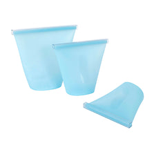Cargar imagen en el visor de la galería, Set de 8 bolsas de silicona reutilizables
